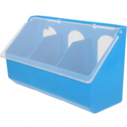 Hangable Pigeon Feeder Multi-grid Pigeon Food Storage Box Bird Cage Hanging Feeder Hangable Pigeon Feeder Multi-grid Pigeon Food Storage Box Bird Cage Hanging Feeder