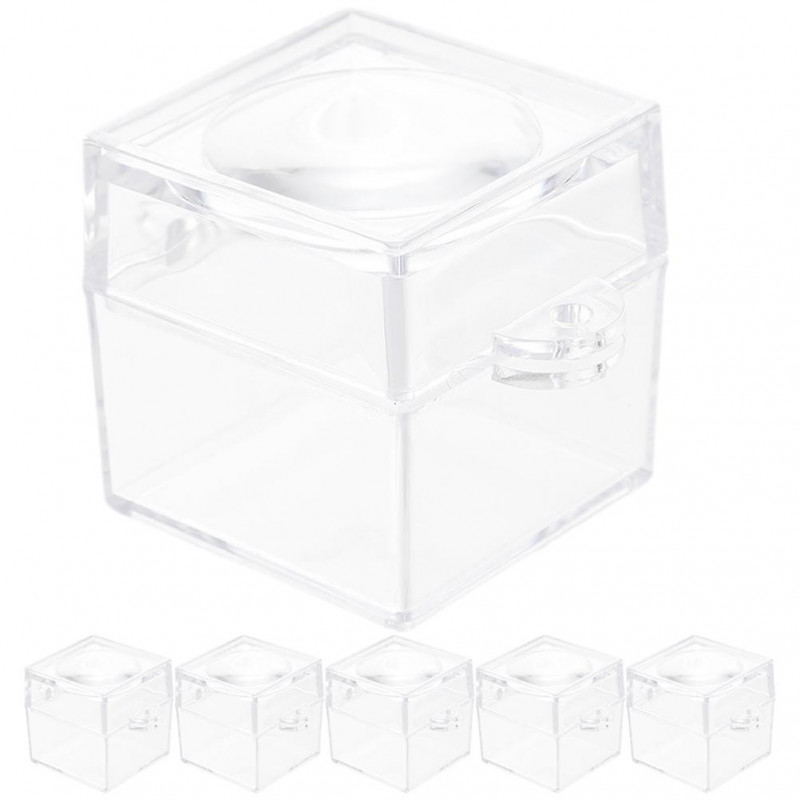 6pcs Convenient Bug Viewers Portable Magnifying Jars Household Magnifier Boxes
