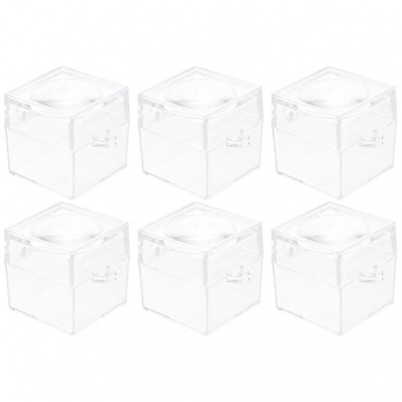 6pcs Convenient Bug Viewers Portable Magnifying Jars Household Magnifier Boxes