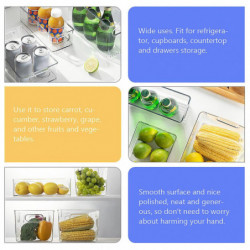 Refrigerator Storage Box Fridge Fruits Drinks Bin Box Vegetable Dry Foods Container Refrigerator Storage Box Fridge Fruits Drinks Bin Box Vegetable Dry Foods Container