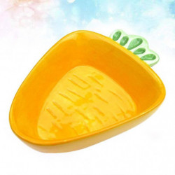 Mode Pet Ceramic Bowl Orange Carotte Forme Pet Food Container Cat Dogs Bowl Feeder Pet Supplies Mode Pet Ceramic Bowl Orange Carotte Forme Pet Food Container Cat Dogs Bowl Feeder Pet Supplies