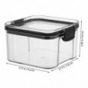 Kitchen Sealed Container Food Preservation Fresh Keeping Square Storage Box