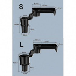 Car Swivel Mount Holder Travel Cup Coffee Table Stand Food Tray 360 Swivel Arm Car Swivel Mount Holder Travel Cup Coffee Table Stand Food Tray 360 Swivel Arm