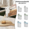 Sealed Crisper Grains Tank Transparent Bpa Free Food Sealed Jar Cans With Lids For Kitchen