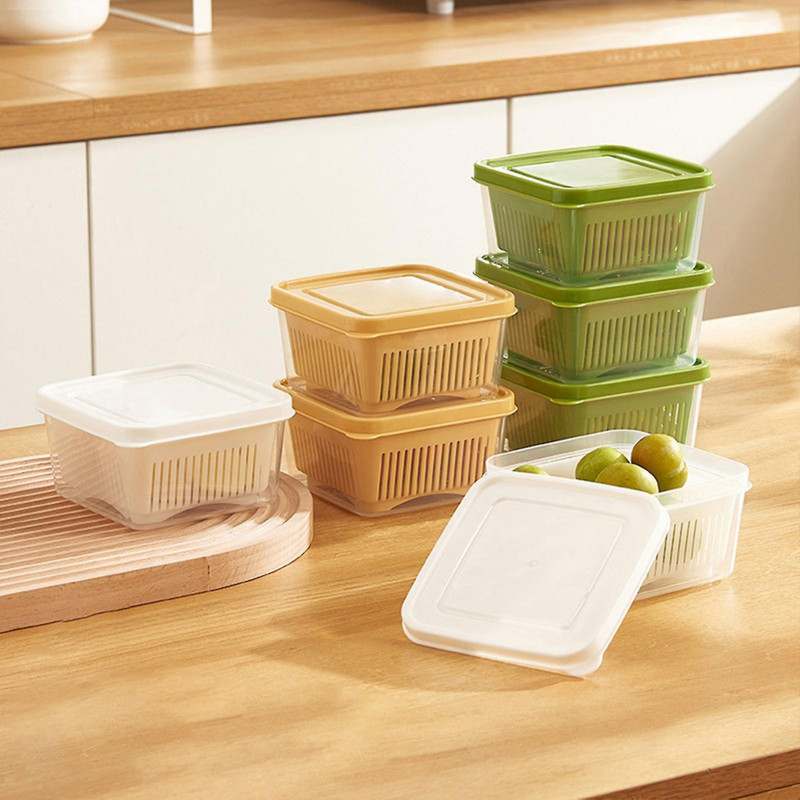 Kitchen Plastic Food Container Durable Food Storage Box Saving Your Time And Money