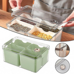 Plastic Flour-rice Container Large Capacity Food Crisp Sealed Box Multifunctional Kitchen Refrigerator Storage Box Plastic Flour-rice Container Large Capacity Food Crisp Sealed Box Multifunctional Kitchen Refrigerator Storage Box
