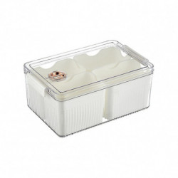 Plastic Flour-rice Container Large Capacity Food Crisp Sealed Box Multifunctional Kitchen Refrigerator Storage Box Plastic Flour-rice Container Large Capacity Food Crisp Sealed Box Multifunctional Kitchen Refrigerator Storage Box
