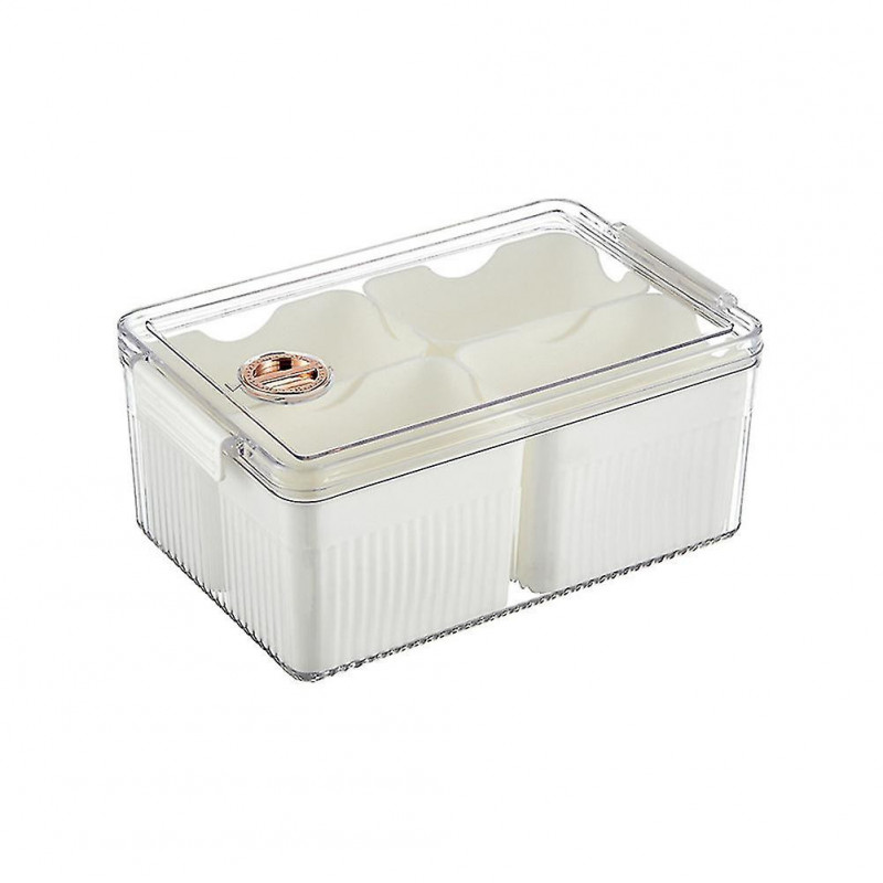Plastic Flour-rice Container Large Capacity Food Crisp Sealed Box Multifunctional Kitchen Refrigerator Storage Box