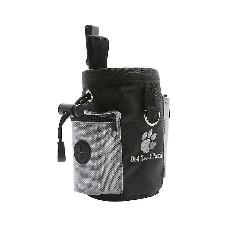 Outdoor Pet Dog Treat Pouch Portable Dog Training Bags Pet Food Container Puppy Snack Reward Waist Bag 12.5*12.5*8cm