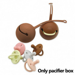 2pcs Feeding Supplies Girls Boy Pacifier Boxes Storage Food Grade Silicone 2pcs Feeding Supplies Girls Boy Pacifier Boxes Storage Food Grade Silicone