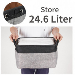 Pet Toy Basket Dog Cat Box Container Storage Bin Clothes With Handle