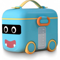 Milk Powder Dispenser,180g Double Seal Portable Milk Powder Container With Spoon And Handle, Multifunctional [...]