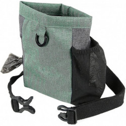 Dog Treat Pouch, Portable Dog Treat Bag For Training Dog, Dog Treat Pouch With Magnet, With Adjustable Waist Belt