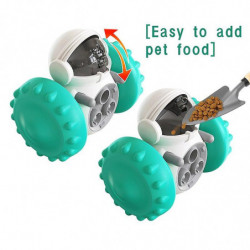 Pet Food Interactive Tumbler Dog Puzzle Toys Slow Feeder Funny Toy Food Treat Dispenser for Pet Dogs Cats Training [...]