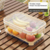 Portable Refrigerator Fresh-keeping Box,large-capacity Portable Crisper With Handle,fruit Storage C
