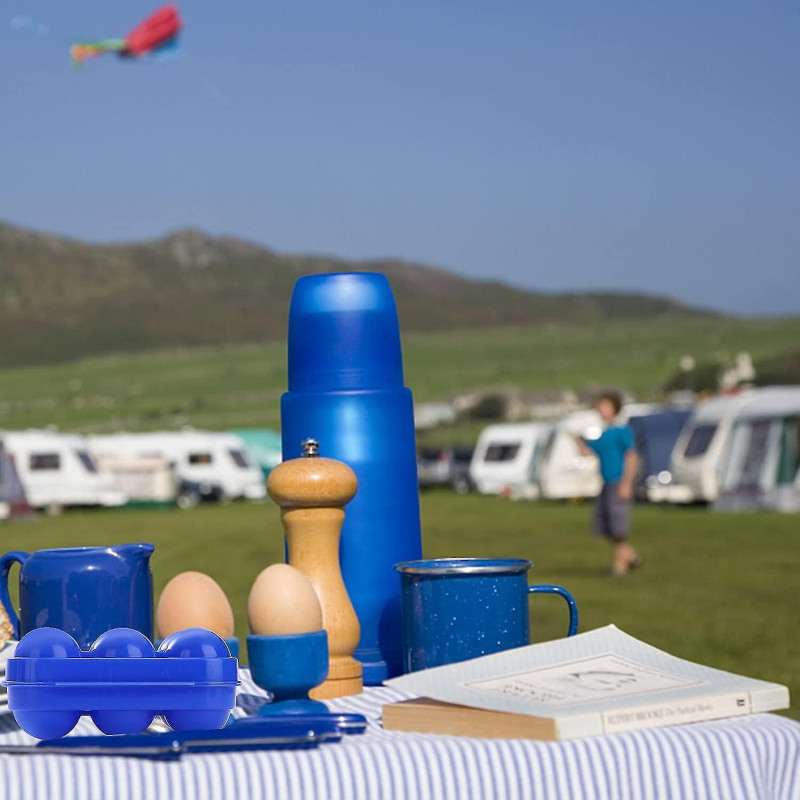 Egg Carrier With A Handle, 12 Egg Shock Containers