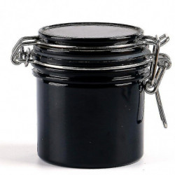 Large Capacity Lash Glue Jar, Activated Glue Container Portable1pcsblack