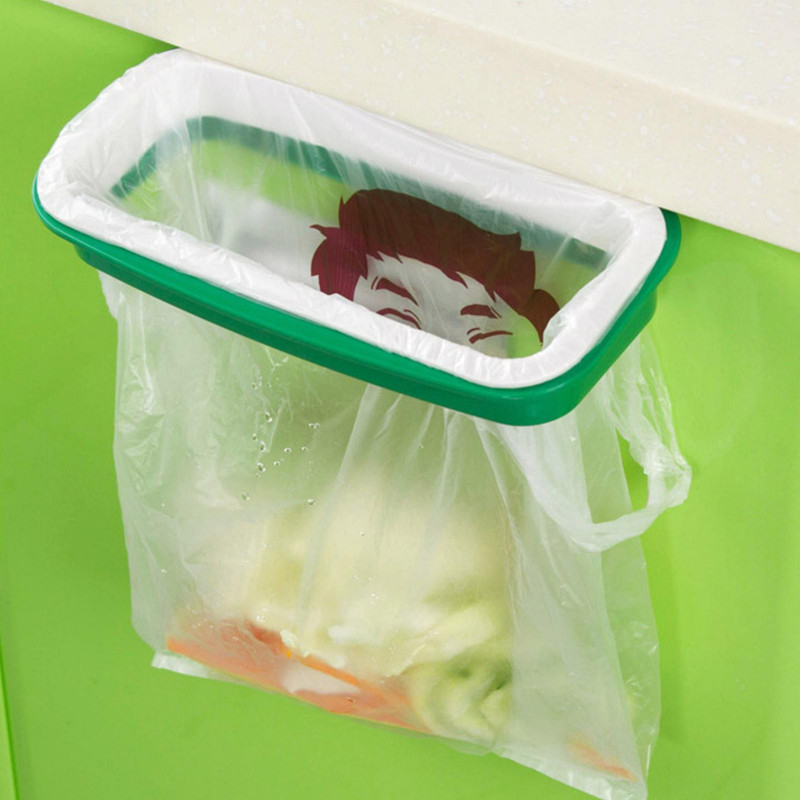 Trash Bag Hanger Portable Garbage Bag Holder Plastic Bracket Stand Rack