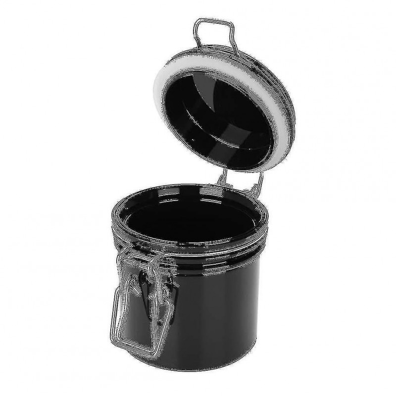 Large Capacity Lash Glue Jar, Activated Glue Container Portable1pcsblack