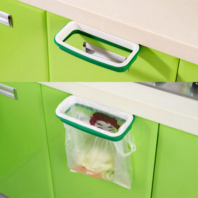 Trash Bag Hanger Portable Garbage Bag Holder Plastic Bracket Stand Rack