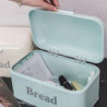 Vintage Bread Box Cupboard Iron Box Desktop Finishing Dust-proof Storage Box Storage Bin Food Kitch
