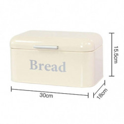 Vintage Bread Box Cupboard Iron Box Desktop Finishing Dust-proof Storage Box Storage Bin Food Kitch
