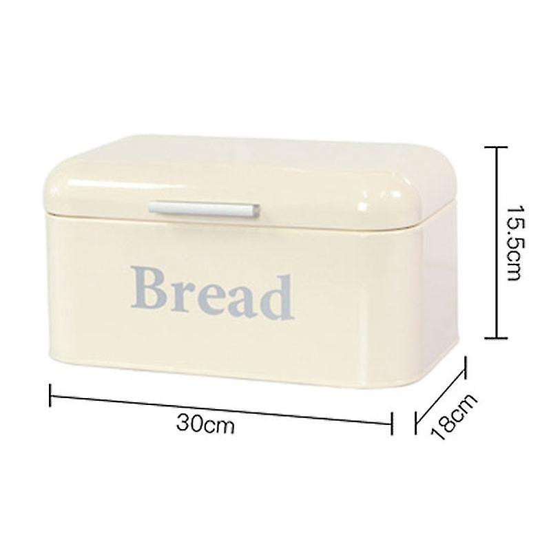 Vintage Bread Box Cupboard Iron Box Desktop Finishing Dust-proof Storage Box Storage Bin Food Kitch