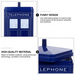 1 Pc Christmas Theme Tinplate Box Adorable Candy Cookie Party Treats Storage Box