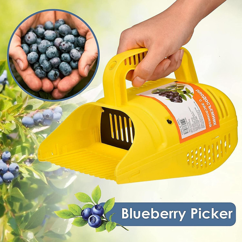 Blueberry Picker Berry Picker Comb Fruit Picking Tool Ergonomique Soft-touch Poignée Handheld Easy Fruit Harvester [...]
