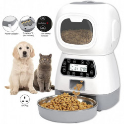 3.5l Automatic Pet Er Timing Programmable Pet Dry Food Dispenser Cat Food Dispenser With Ize Schedule For Home Use A