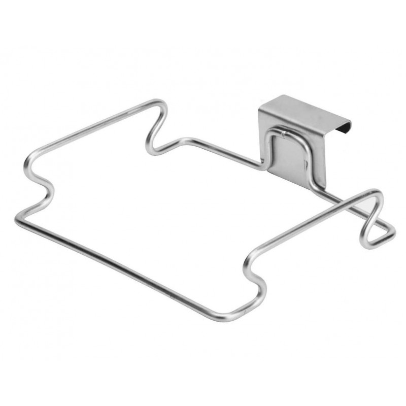 kitchen cupboard Garbage bags holder silver for hanging