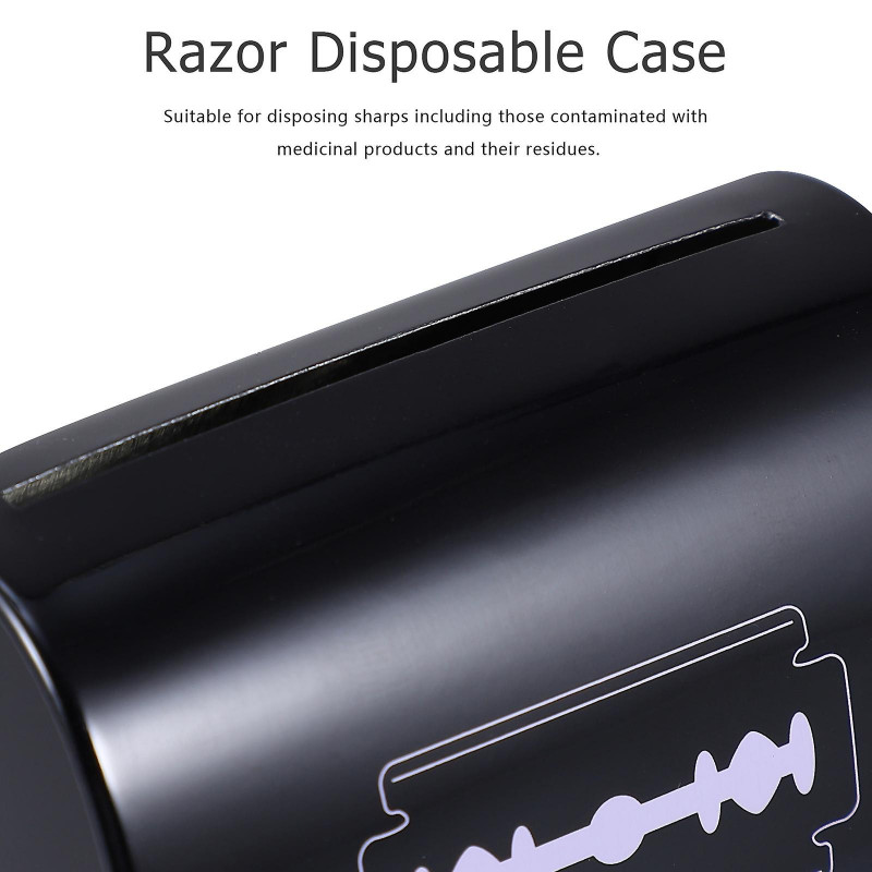 2 Pcs Men's Razors Razor Bank Male Razzor Containe Disposal Box Sharps Containers Home Use Disposal Container Small