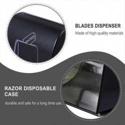 2 Pcs Men's Razors Razor Bank Male Razzor Containe Disposal Box Sharps Containers Home Use Disposal Container Small