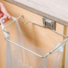 kitchen cupboard Garbage bags holder silver for hanging