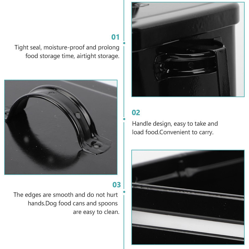 Storage Bin Lid Laundry Detergent Storage Tin Dog Food Bin Galvanized Storage Bucket