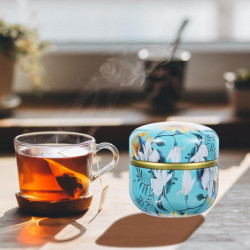 4pcs Mini Iron Sealed Storage Can Tea Container Delicate Storage Pot for Kitchen