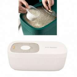 Rice Container Airtight Grain Food Storage Box Transparent Cover For Home Kitchen