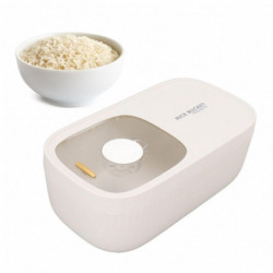 Rice Container Airtight Grain Food Storage Box Transparent Cover For Home Kitchen