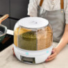 Grains Separate Storage Box Sealed Rotating Rice Bucket Home Insect Damp Proof Rice Storage Tank Grains Separate Storage Box Sealed Rotating Rice Bucket Home Insect Damp Proof Rice Storage Tank