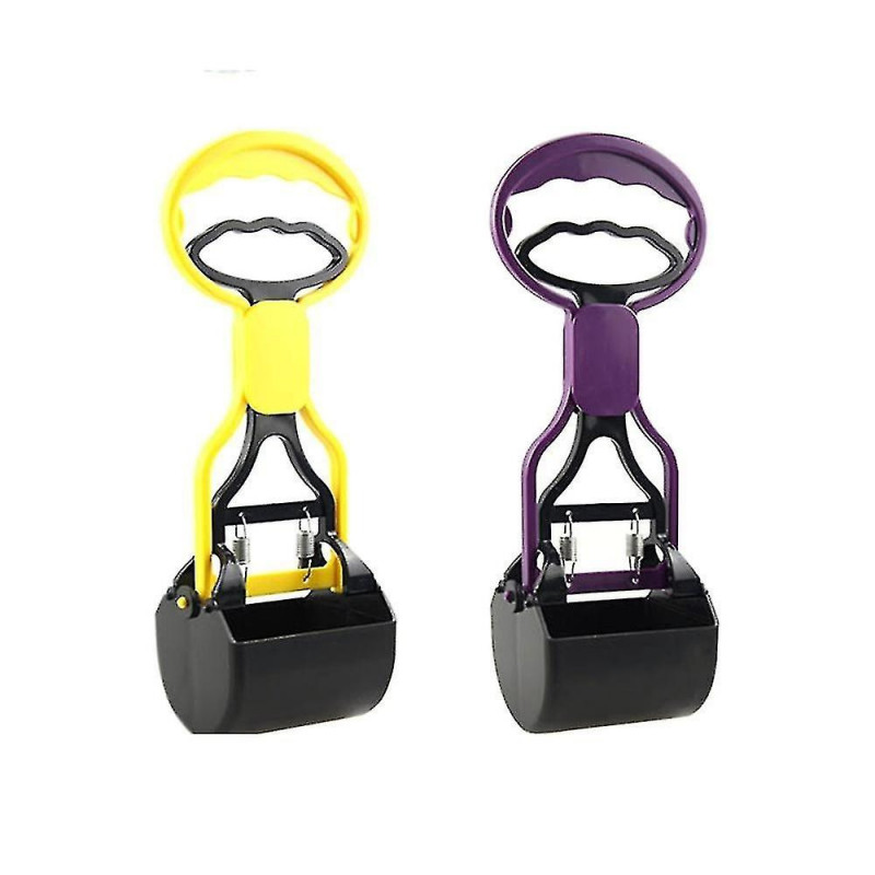 Long Handle Pet Pooper Scooper Dog Cat Waste Picker Jaw Poop