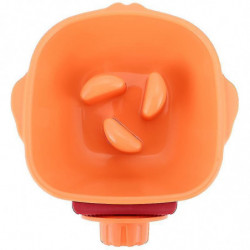 16X14x5.5cm orange pet food containers anti-overturn dog bowl pet slow feed bowl puppy water contain