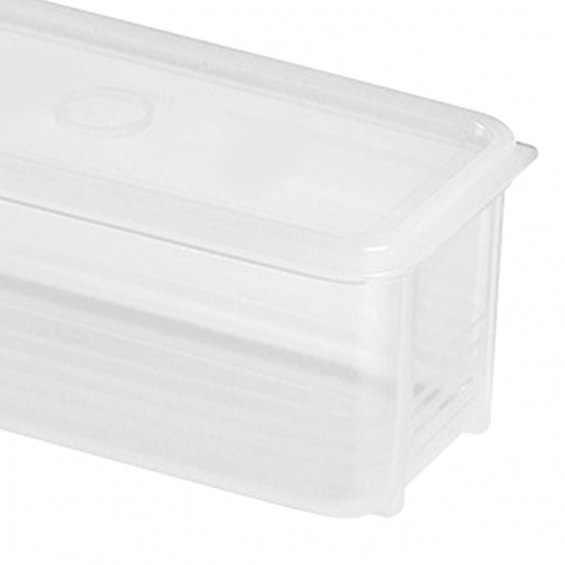 Spaghetti Container Pasta Noodle Organizer Box PP Clear Rectangle Leakage Proof Food Container for Fridge Kitchen
