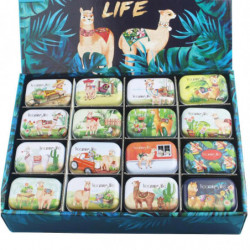 Colorful Mini Tin Box Sealed Jar Packing Boxes For Jewelry Craft Containers