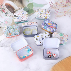 Colorful Mini Tin Box Sealed Jar Packing Boxes For Jewelry Craft Containers