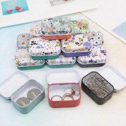 Colorful Mini Tin Box Sealed Jar Packing Boxes For Jewelry Craft Containers
