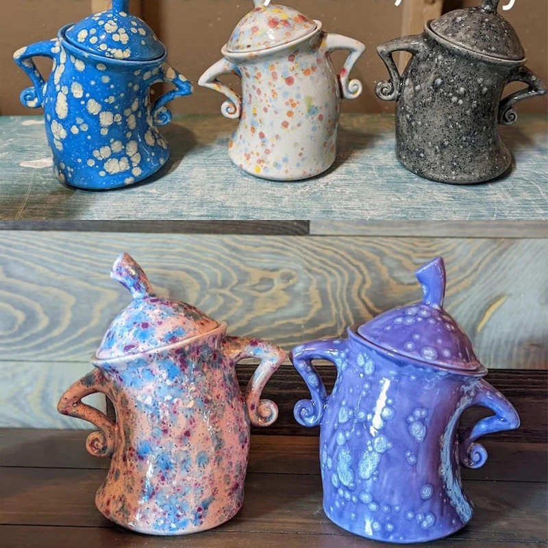 Bidon de 13x15cm avec attitude, bonbon Sassy, joli pot de stockage de nourriture avec couvercle hermétique pour la [...]