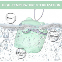 250ml Baby Milk Powder Dispenser With Scoop And Leveller, Double Airtight Portable Formula(green)