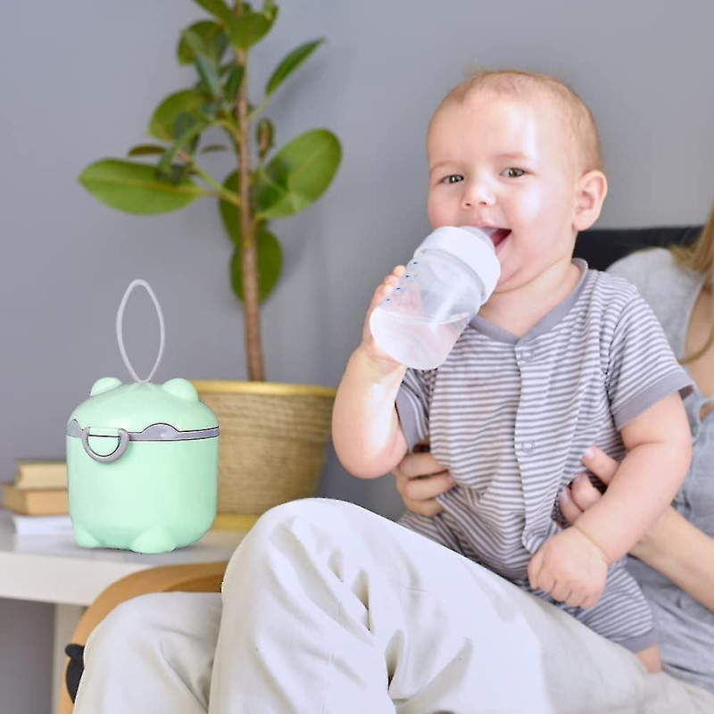 250ml Baby Milk Powder Dispenser With Scoop And Leveller, Double Airtight Portable Formula(green) 250ml Baby Milk Powder Dispenser With Scoop And Leveller, Double Airtight Portable Formula(green)
