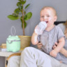 250ml Baby Milk Powder Dispenser With Scoop And Leveller, Double Airtight Portable Formula(green) 250ml Baby Milk Powder Dispenser With Scoop And Leveller, Double Airtight Portable Formula(green)