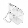 Plastic Bird Feeder With Perch Large Capacity Food Container Easy To Clean Plastic Bird Feeder With Perch Large Capacity Food Container Easy To Clean